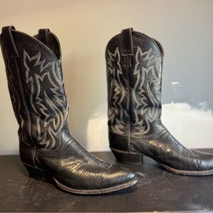 Justin Boots Black Cowboy & Western Boots